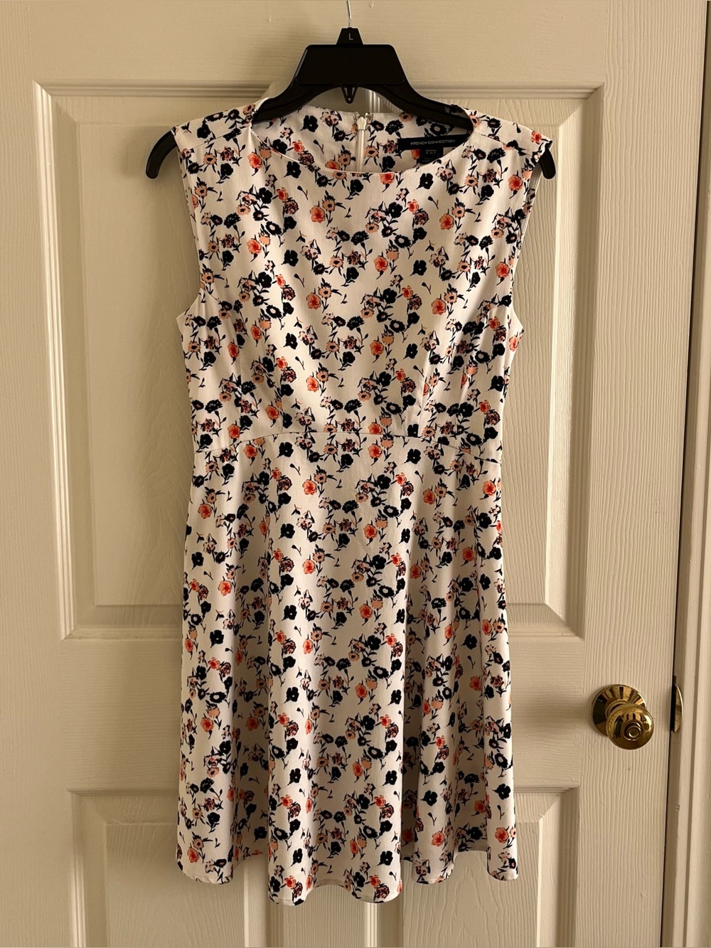 Spring/Summer French Connection White Floral Mini Dress